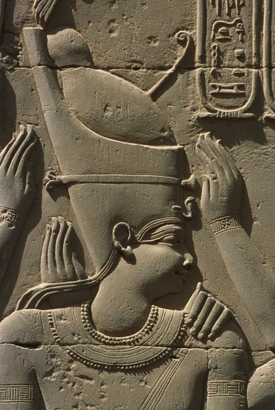 Relief of Pharaoh (detail) by Egyptian